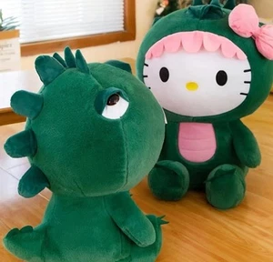 35cm Hello Kitty Cos Dinosaur Kawaii Cartoon Plush Doll Toys Soft Throw Pillow D - Picture 1 of 4