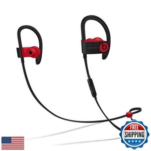beats Powerbeats3 Cuffie con Gancio Auricolare Wireless Collezione Decade Nero/Rosso MR - Foto 1 di 3