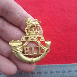 South African Rand Light Infantry Gilding Officers Cap Badge Africa RLI - Picture 1 of 3
