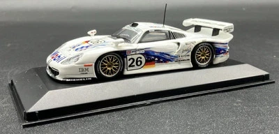 Minichamps 1/43 Porsche 911 GT 1 24hs Le Mans 1997 #26 Dalmas Collard 430976826 - Image 1 of 4