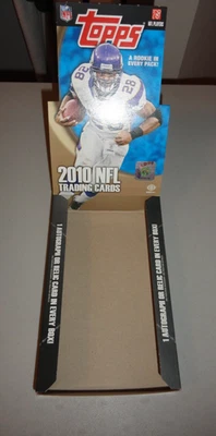 Caja de exhibición vacía de hobby de fútbol americano Topps 2010 Foto 1 de 4