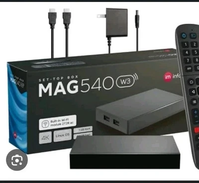 MAG540W3 5ª Generación 2023 Totalmente Nuevo/600Mbps Incorporado DUAL WiFi 5G 4K LINUX Foto 1 de 2