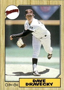 1987 O-Pee-Chee Dave Dravecky - Bild 1 von 2