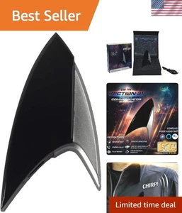 Bluetooth Section 31 Star Trek Communicator Badge - Touch Control & Secure Mount - Bild 1 von 11