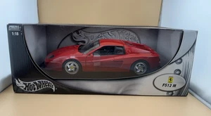 Hot Wheels Metal Collection Ferrari F512 M rojo escala 1:18 diecast - Imagen 1 de 10