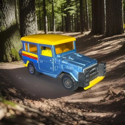 Majorette Toyota Land Cruiser Racing Team 1:36 Made In France - Immagine 1 di 4