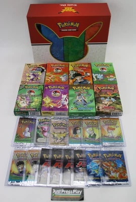 Gran Lote de Auténticas Cajas Vacías de Juego de Cartas Coleccionables Pokémon y Envoltorios de Pack (Sin Cartas) Foto 1 de 4