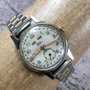 Vintage Britix Women Two Tone Mechanical Wind For Watch Parts Or Repair Only - Picture 1 of 13