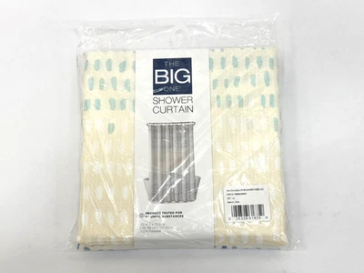 Cortina de Ducha de Tela The Big One Un Panel Ombre Patrón de Tazones 70" x 72" Nueva con Etiquetas Foto 1 de 4