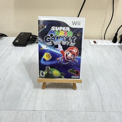 Super Mario Galaxy (Nintendo Wii, 2007) Video Game Complete w/ Manual - Image 1 of 4