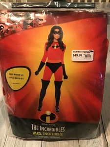 Disney The Incredibles Mrs. Incredibles Adult Costume Size Medium 6/8-preowned - Picture 1 of 2