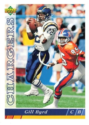 Gill Byrd 1993 Upper Deck #149 San Diego Chargers Football - Image 1 of 2