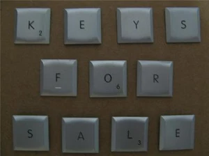 International KEYBOARD key G4 Apple PowerBook MacBook Laptop Silver, Wired - Picture 1 of 1