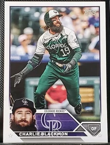 2023 Topps Series 2 Baseball - Charlie Blackmon #523 - Bild 1 von 2