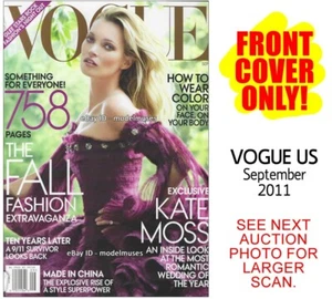 SOLO COVER - VOGUE US settembre 2011 KATE MOSS - Foto 1 di 2
