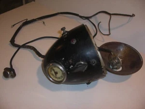 ORIG 1965 Ducati 250 Monza Mach 1 MK3 350 Desmo Aprilia 150mm Headlight w/Speedo - Picture 1 of 23
