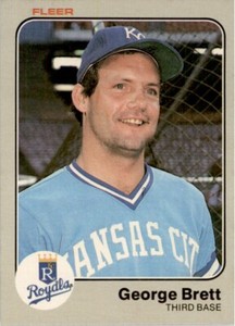 1983 Fleer #108 George Brett Kansas City Royals