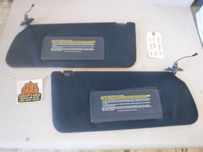 93-96 Cadillac Fleetwood Rear Wheel Drive OEM  Cloth Sun Visor Set Lights  Foto 1 de 4