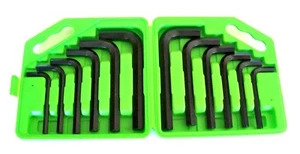12pc GRIP TOOLS JUMBO HEX ALLEN KEY WRENCH SET METRIC & SAE 92155 - Picture 1 of 2