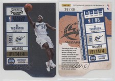 2010-11 Playoff Contenders Patches Black Die-Cut /49 Al Thornton #98