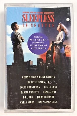 SLEEPLESS IN SEATTLE MOTION PICTURE SOUNDTRACK CASSETTE TAPE. VERY GOOD - Image 1 of 4