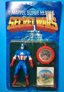 Figura de acción Capitán América Secret Wars Marvel Super Heroes 1984 nueva en paquete - Imagen 1 de 2