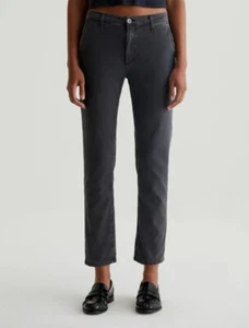 Adriano Goldschmied AG Jeans Women's 28 Grey Sulfur Caden Tailored Trousers $210 - Picture 1 of 15