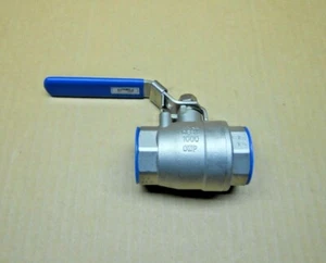 1 NEW FNW FNW200AH STAINLESS STEEL BALL VALVE 1/4" NPT - Picture 1 of 3