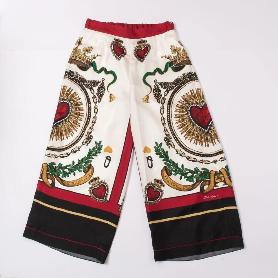 PANTALONI PRINT GIRL KIDS (ULTIMA TAGLIA 10A) "DOLCE & GABBANA" L52P07 (-50%) Foto 1 de 4