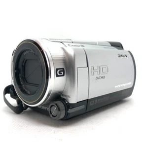 Sony HDR-XR500V HDR-XR Series HandyCam HD Digital Video Camera Recorder Silver - Picture 1 of 8