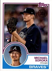 2018 Topps Update 1983 Topps Anniversary Insert RC #83-48 MikeSoroka Braves - Picture 1 of 1