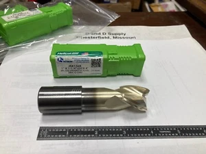 Helical 1" x 1" x 1-1/4" x 4", Solid Carbide, ZrN Coated, 3FL, Square End Mill - Picture 1 of 5