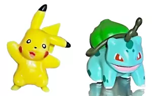 2021 Pokemon Battle Feature Figur Bulbasaur und Pikachu PKW2373 - Bild 1 von 2