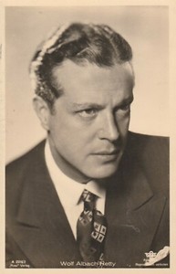 >>>ORIGINAL POSTCARD POSTCARD<<<WOLF ALBACH RETTY ACTOR