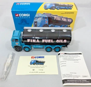 Corgi Classics 27201 Atkinson Elliptical Petrol Tanker Set Fina Fuel Oils #B - Picture 1 of 13