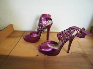 Bakers shoes heels stilettos pumps 5M Purple Style 1879 Billie - Picture 1 of 7