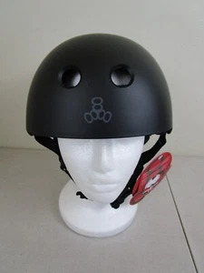 Triple Eight Certified Sweatsaver Helmet Skateboarding BMX SK-02 Black XL - READ - Picture 1 of 14