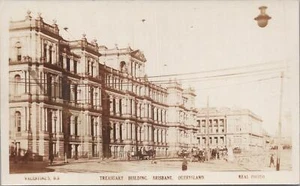 RPPC Postcard Treasury Building Brisbane Queensland Australia - Picture 1 of 2