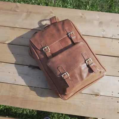 Premium Leather Chef Knife Backpack – Saddle Brown - Image 1 of 4
