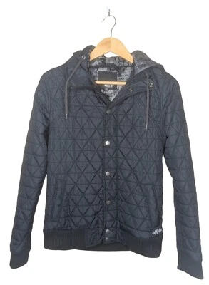 Volcom Women's Size 10 Small Black Puffer Jacket - Image 1 of 4