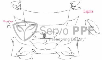 Комплект прозрачного бюстгальтера Precut серии 3M PRO для 19+ BMW M2 Competition/CS - Изображение 1 из 4