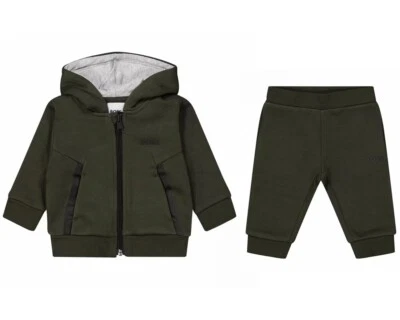 Chándal Hugo Boss Baby's J08067 665 con capucha verde para niños Foto 1 de 3