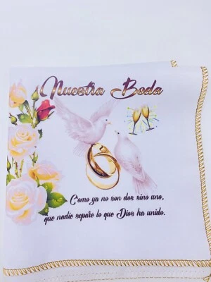 12-Wedding Party Favors,Recuerdos de Boda,Table Decorations,Gift,Spanish - Image 1 of 4