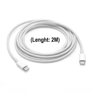 UK MacBook Pro Air Type C USB-C 29W 30W 61W 81W 87W 96W Charger Cable 2019-2025 - Picture 1 of 3