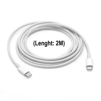 UK MacBook Pro Air Type C USB-C 29W 30W 61W 81W 87W 96W Charger Cable 2019-2025 - Image 1 of 3