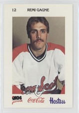 1983-84 Hostess Nova Scotia Voyagers (Vees) Police Remi Gagne #14