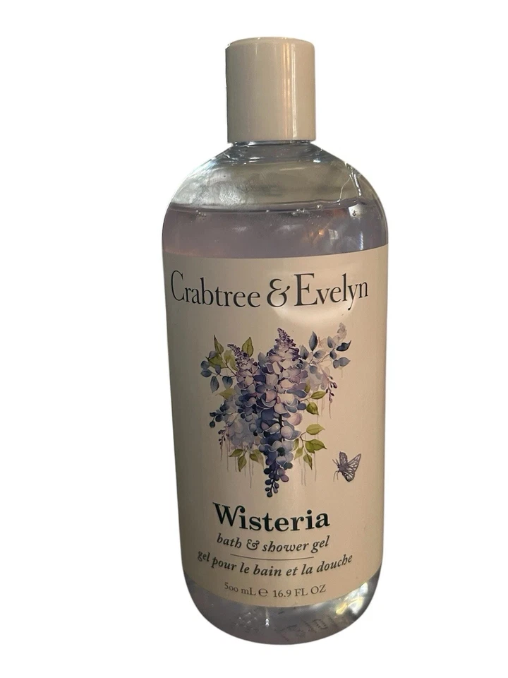CRABTREE & EVELYN - WISTERIA - BATH AND SHOWER GEL 16.9 OZ BODY WASH - Image 1 of 1