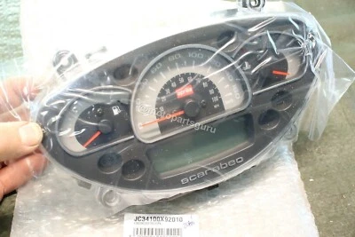 JC34100X92010 OEM Velocímetro Medidor de tablero Completo Aprilia Scarabeo 125 200 Foto 1 de 4