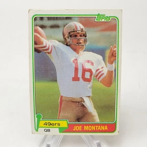 1981 Topps-216 Joe Montana RC San Francisco 49ers #216 Damaged - Bild 1 von 11