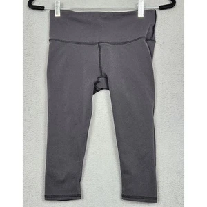 Lululemon Reveal Crop 15" Mesh Midrise Leggings Damen Medium schwarz Athleisure - Bild 1 von 7